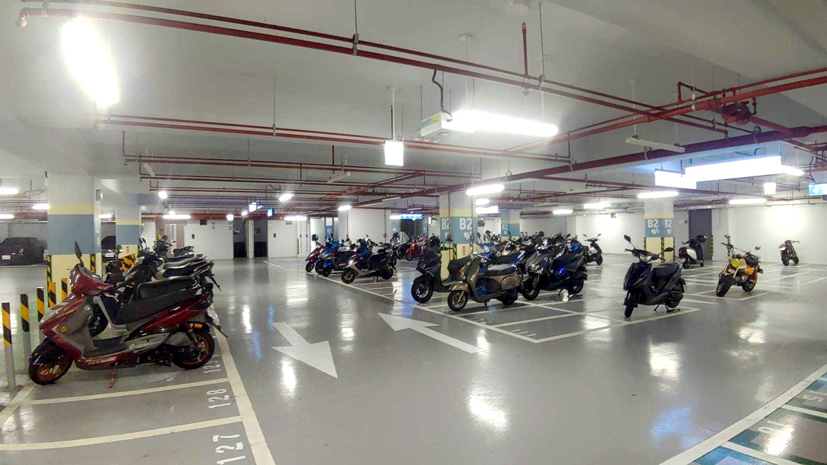 桃園大有立體暨殯葬園區停車場