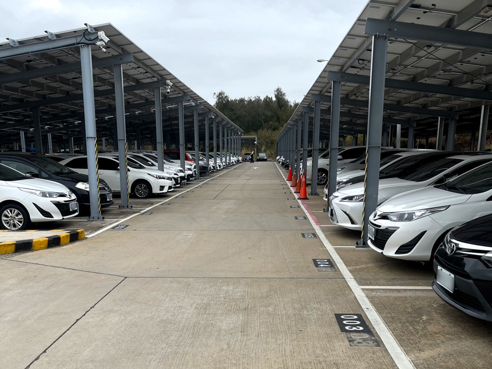 金門航空站停車場