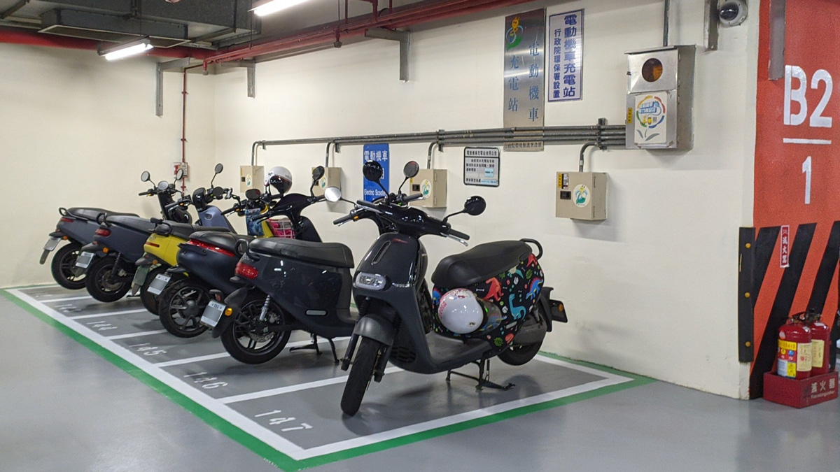 捷運新店站轉乘停車場